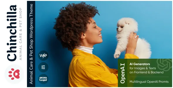 Chinchilla - Pet Care & Veterinary WordPress Theme