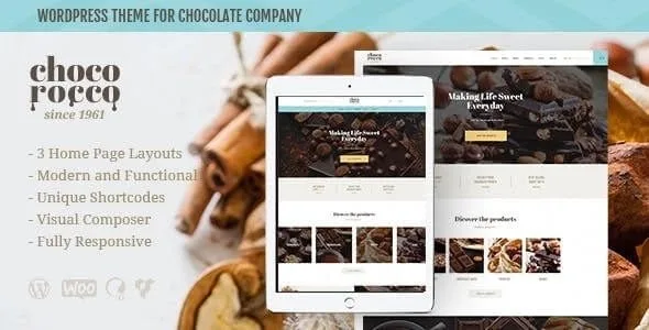 ChocoRocco | Chocolate Sweets & Candy Store WordPress Theme