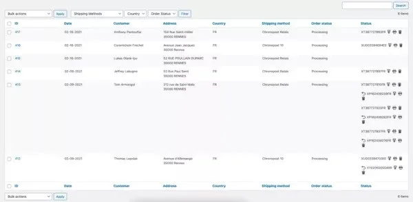 Chronopost & Mondial relay pour WooCommerce - WCMultiShipping