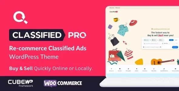 ClassifiedPro – ReCommerce Classified Ads WordPress Theme