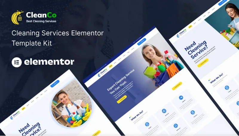 Cleanco – Cleaning Service Elementor Template