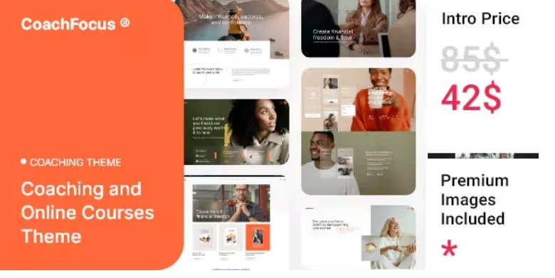 CoachFocus – Coaching & Online Courses WordPress Theme