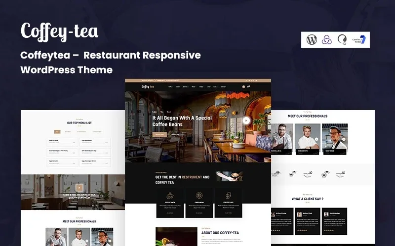 Coffeytea – Restaurant Responsive WordPress Theme