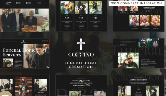 Coffino – Funeral Home Services & Cremation Elementor Pro Template