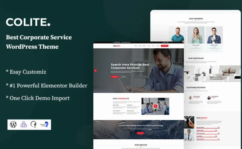 Colite – Corporate Service WordPress Theme