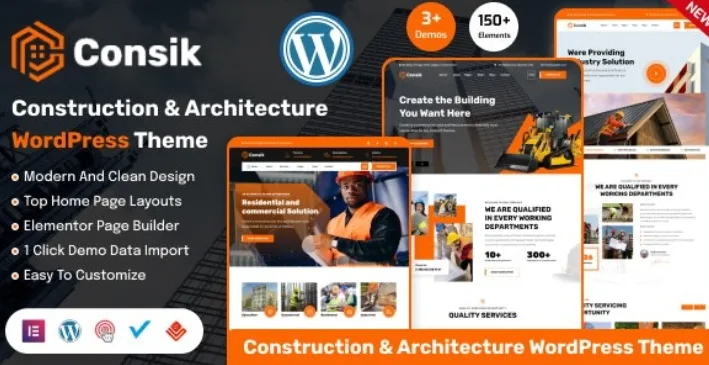 Consik – Construction & Architecture WordPress Theme