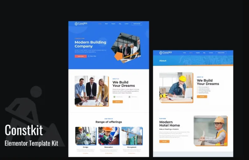 Constkit – Construction and Industrial Elementor