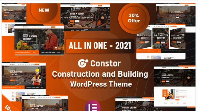 Constor – Construction and Building Responsive WordPress Theme