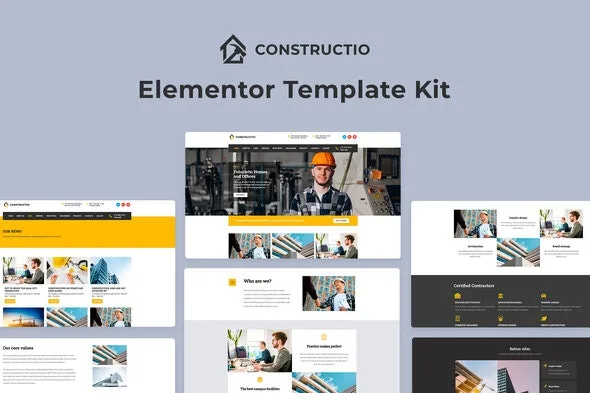 Constructio – Construction Elementor Template