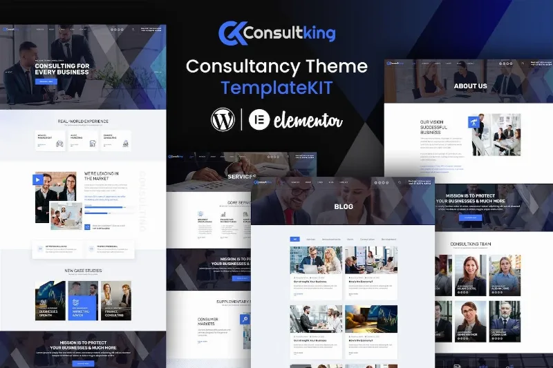 Consultking – Business Elementor Template