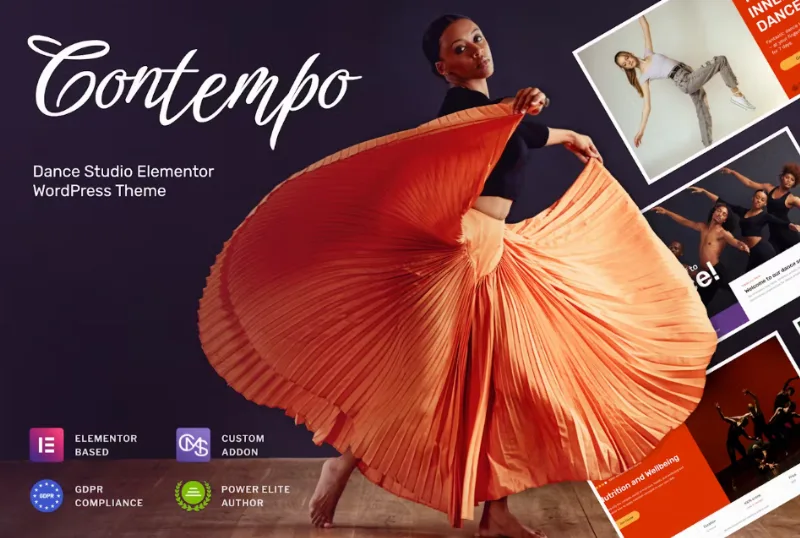 Contempo – Dance School WordPress Theme