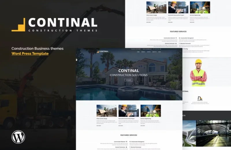 Continal – Construction & Business WordPress Theme