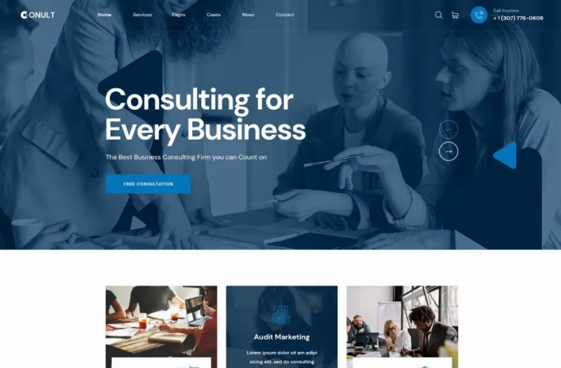 Conult – Consulting Business WordPress Themes