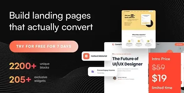 Convertio Conversion Optimized Landing Page