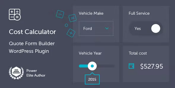 Cost Calculator for WordPress