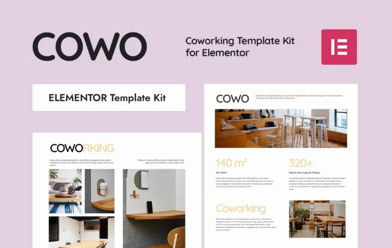 COWO – Coworking Elementor Template