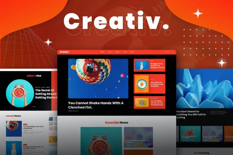 Creativ – Ultimate Blog & Magazine Elementor Pro Template
