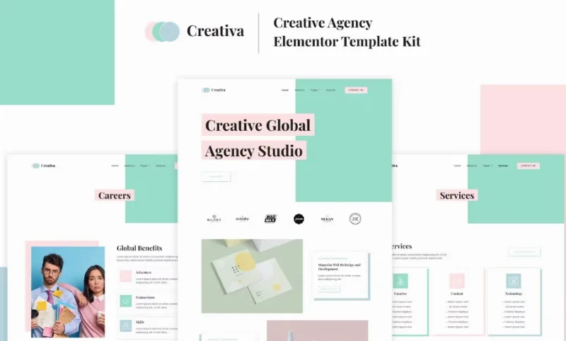 Creativa – Creative Agency Elementor Template