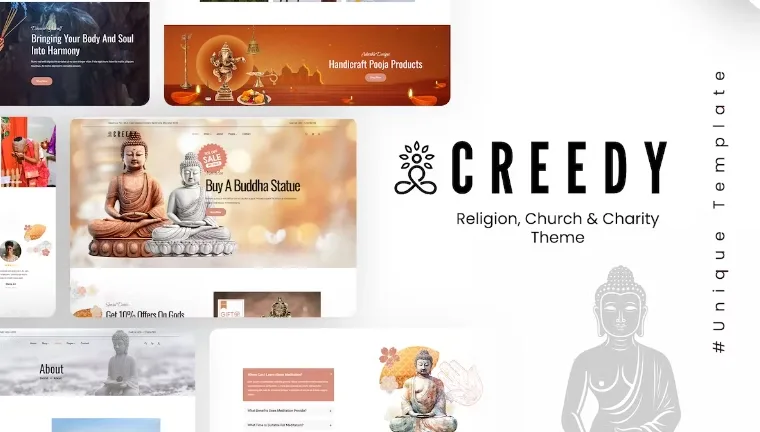 Creedy – Religion, Church WordPress Theme