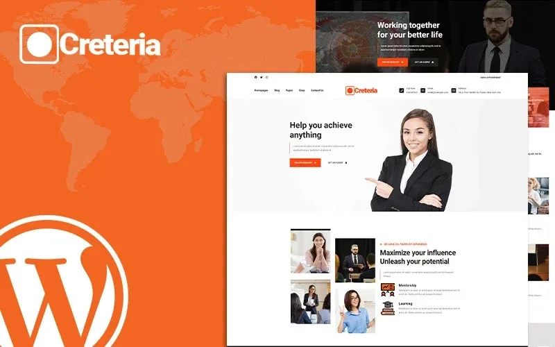 Creteria Modern Digital Agency WordPress Theme