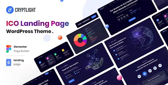 Cryptlight ICO NFT AI Landing Page Theme