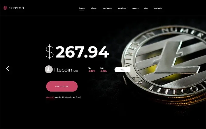 Crypton – Crypto Token Exchange WordPress Theme