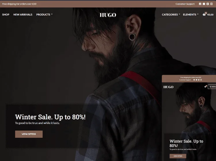 CSS Igniter Hugo Woocommerce Theme