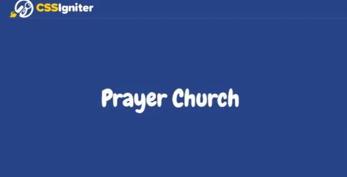 CSS Igniter Prayer Church – WordPress Theme