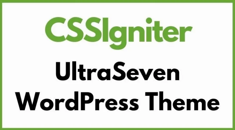 CSSIgniter UltraSeven WordPress Theme