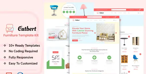 Cutbert Furniture Store Elementor Template Kit