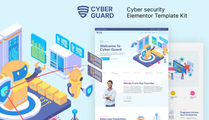 Cyberguard – Cyber Security Elementor Template
