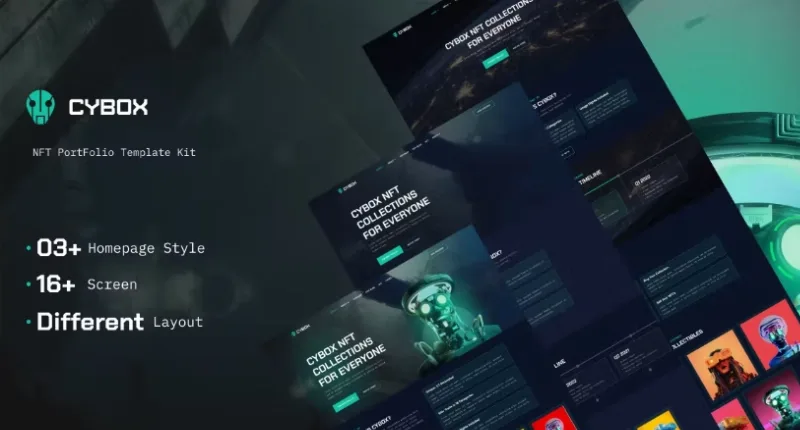 Cybox – NFT Collections Elementor Template