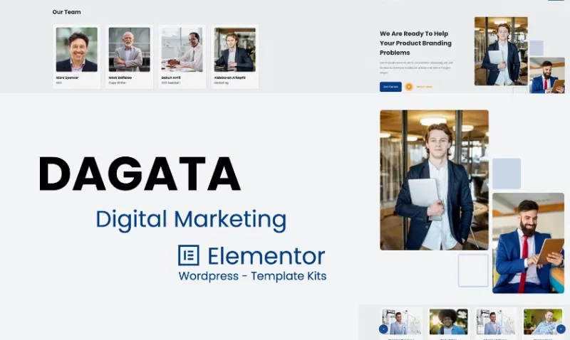 Dagata – Digital Marketing Elementor Template