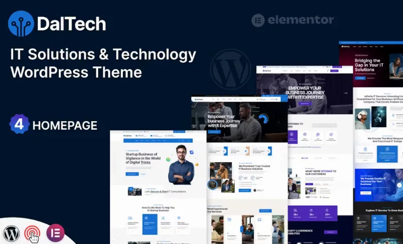Daltech – IT Solutions & Technology WordPress Theme