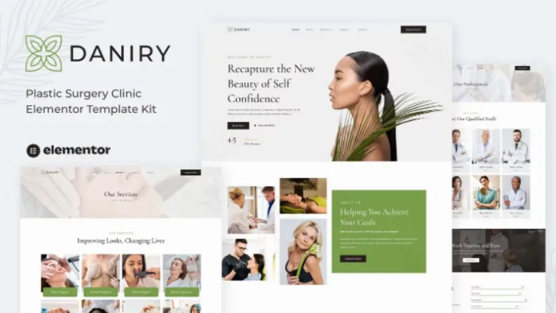 Daniry – Plastic Surgery Clinic Elementor Template