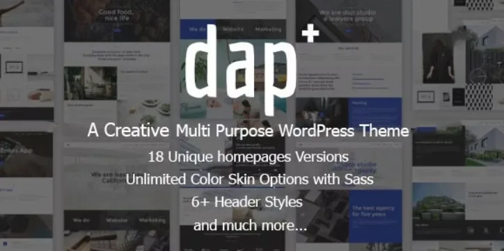 Dap – Creative MultiPurpose WordPress Theme