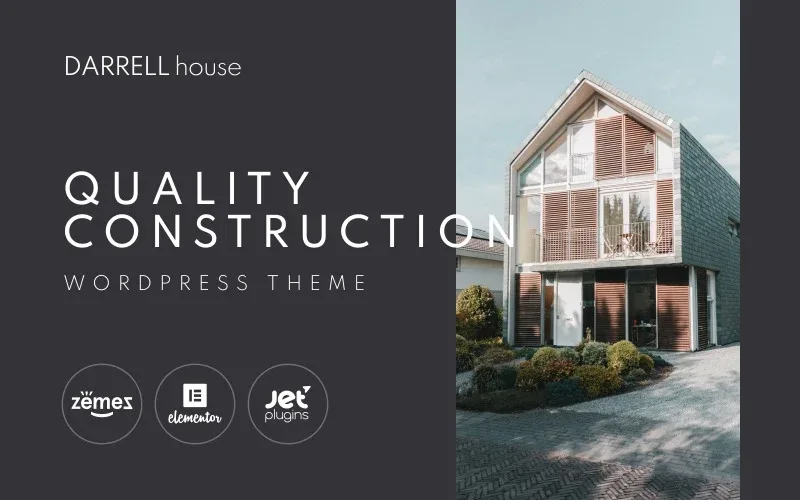 Darrell house – Quality Construction WordPress Theme