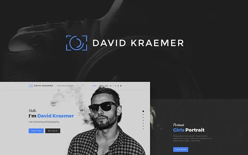 David Kraemar – Photographer WordPress Theme