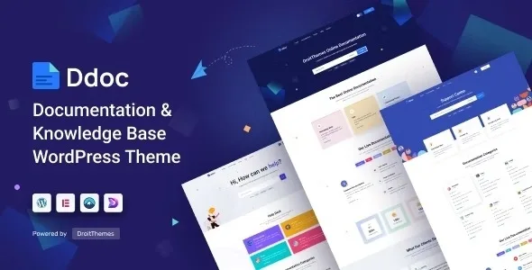 DDoc – Documentation and Knowledgebase WordPress Theme