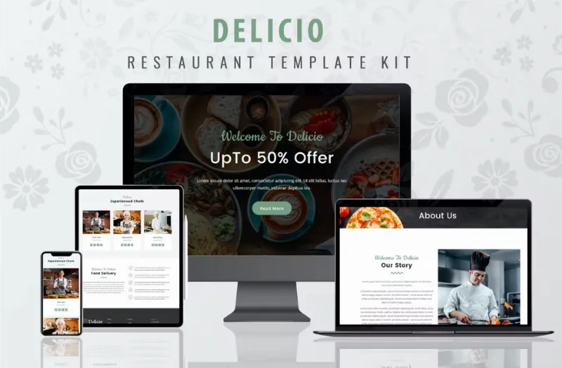 Delicio – Restaurant WordPress Template