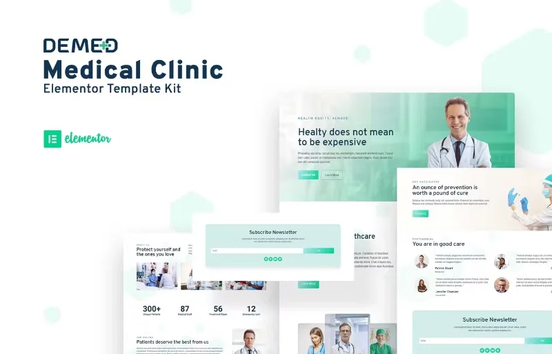 Demed – Medical Clinic Elementor Template