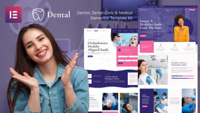 Dental – Dentist Clinic & Medical Elementor Template