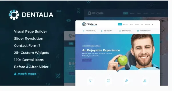 Dentalia – Dentist & Medical WordPress Theme