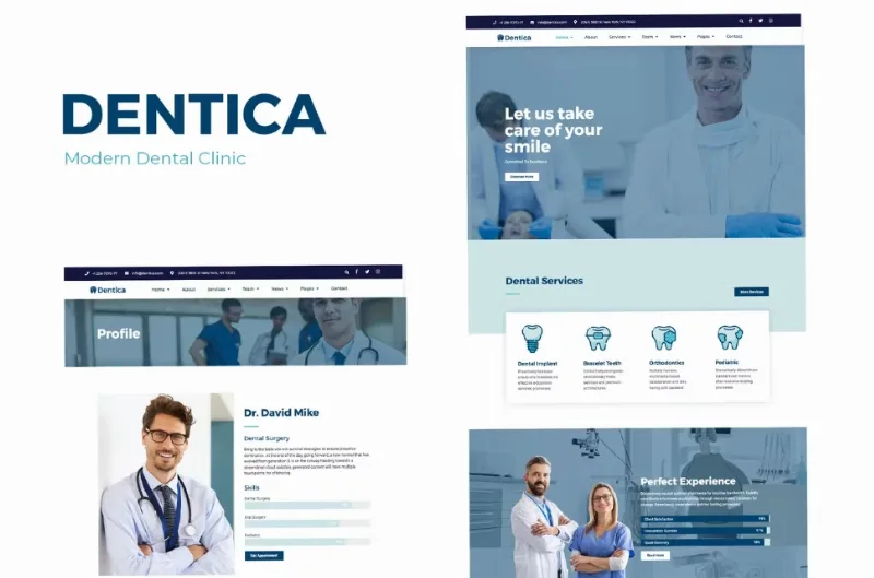 Dentica – Dental Clinic Elementor Template