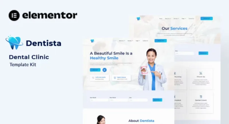 Dentista – Dental Clinic Elementor Template
