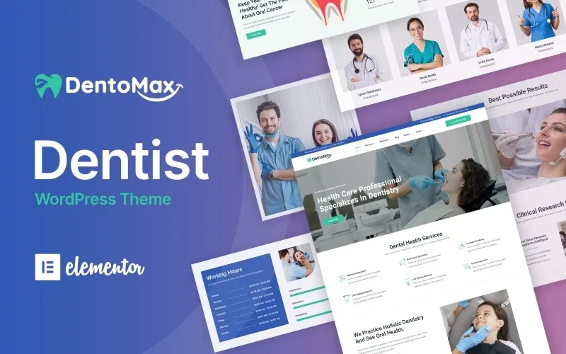 DentoMax – Dentist, Medical & Healthcare WordPress Theme