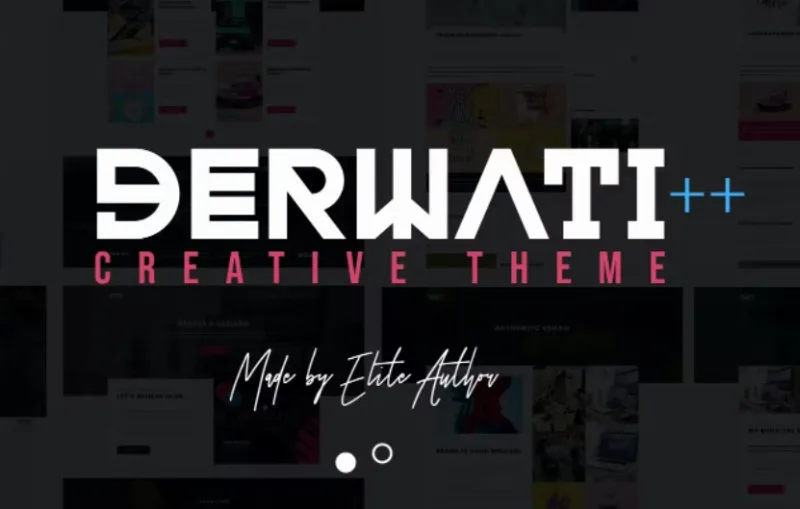 Derwati – Trendy & Creative Portfolio Theme