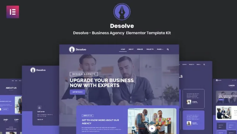 Desolve – Business Agency Elementor Template