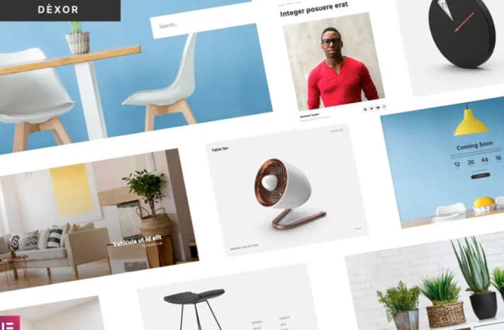 Dexor – Furniture and Decor Shop Elementor Template