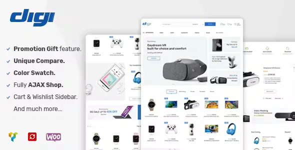 Digi Electronics Store Theme